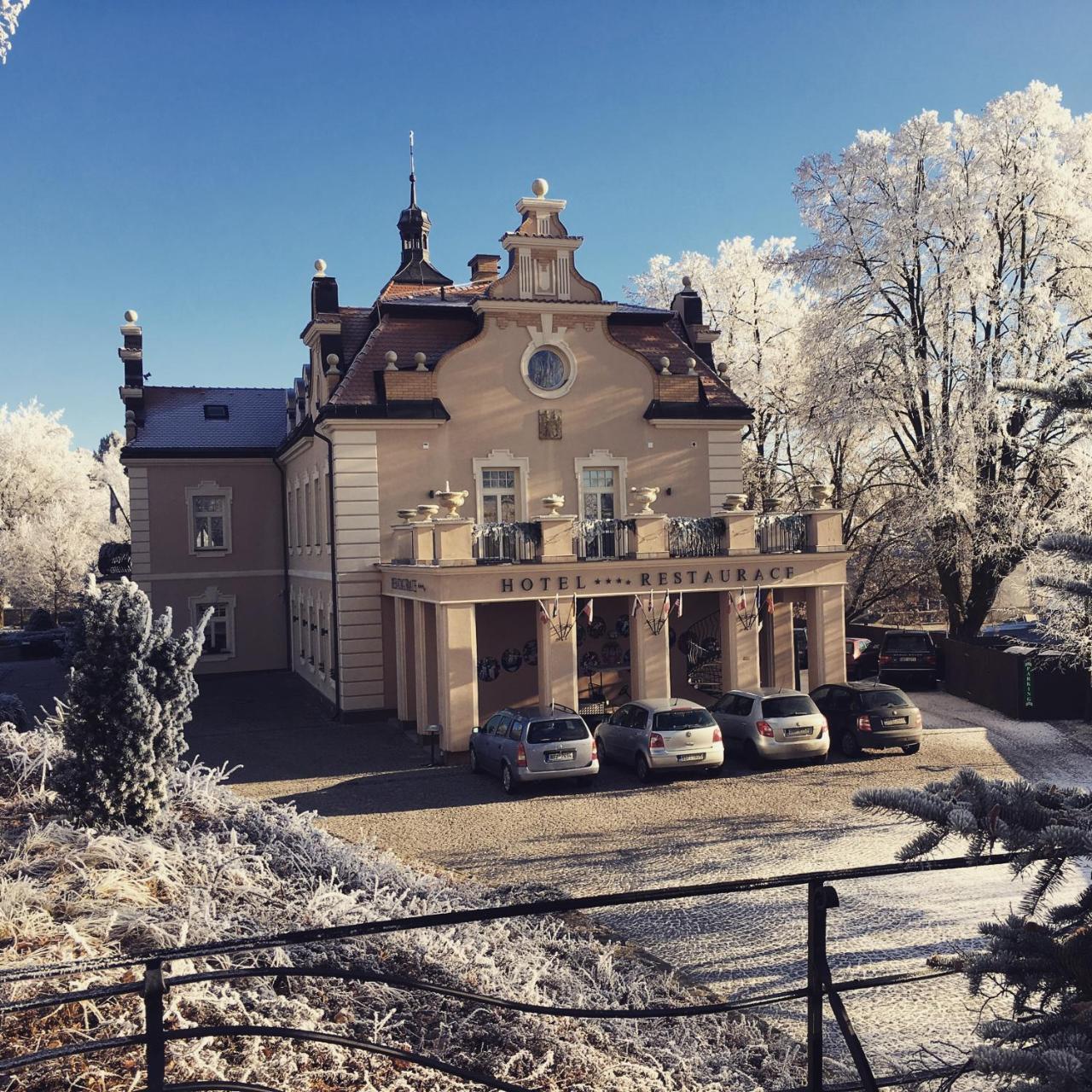Hotel Zamek Berchtold Strancice ภายนอก รูปภาพ